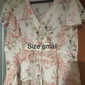 Floral Ruffle Dress - Small
